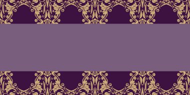 Damask Nature Pattern Background Illustration For Cover, Banner, Notes. Aesthetic Background. Damask Pattern Background. Seamless background. 