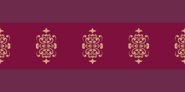 Damask Nature Pattern Background Illustration For Cover, Banner, Notes. Aesthetic Background. Damask Pattern Background. Seamless background. 