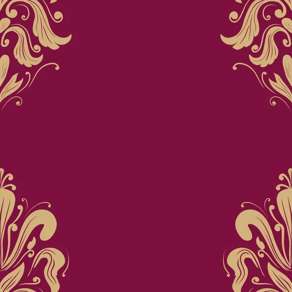 Damask Nature Pattern Background Illustration For Cover, Banner, Notes. Aesthetic Background. Damask Pattern Background. Seamless background. 