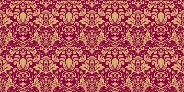 Damask Nature Pattern Background Illustration For Cover, Banner, Notes. Aesthetic Background. Damask Pattern Background. Seamless background. 