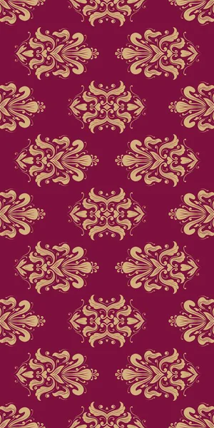 Damask Nature Pattern Background Illustration For Cover, Banner, Notes. Aesthetic Background. Damask Pattern Background. Seamless background. 