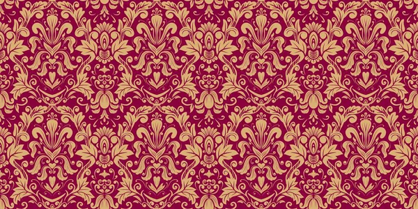 Damask Nature Pattern Background Illustration For Cover, Banner, Notes. Aesthetic Background. Damask Pattern Background. Seamless background. 