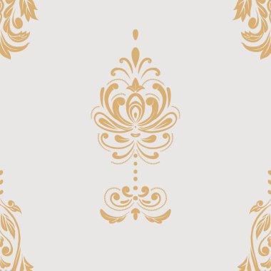 Damask Nature Pattern Background Illustration For Cover, Banner, Notes. Aesthetic Background. Damask Pattern Background. Seamless background. 