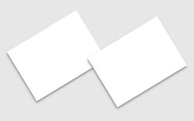 A3 beyaz sayfa dergiler, posterler, afişler, reklamlar ve tasarım ihtiyaçları için modelleme.