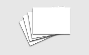 A3 beyaz sayfa dergiler, posterler, afişler, reklamlar ve tasarım ihtiyaçları için modelleme.