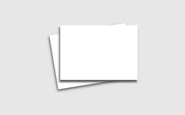 A3 beyaz sayfa dergiler, posterler, afişler, reklamlar ve tasarım ihtiyaçları için modelleme.