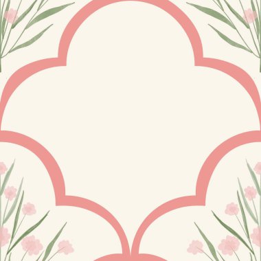 Kusursuz suluboya kapaklar, notlar, yumuşak arkaplan renkleri için eşsiz çiçek desenli arka plan. Suluboya sanat eseri. Çiçek sapı. Renkli çiçek.