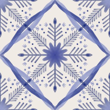 Kusursuz suluboya ve kapaklar, notlar, yumuşak arkaplan rengi için eşsiz kar taneleri deseni. Suluboya sanat eseri. Kış titreşimleri için kar taneleri deseni arka planı.