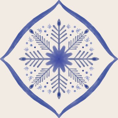 Kusursuz suluboya ve kapaklar, notlar, yumuşak arkaplan rengi için eşsiz kar taneleri deseni. Suluboya sanat eseri. Kış titreşimleri için kar taneleri deseni arka planı.