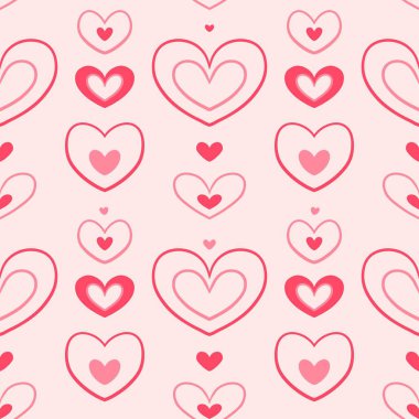 Kalp Düzeni Tasarımı. Pembe Desen Arkaplan Tasarımı. Aşk ve G yft Tasarımı