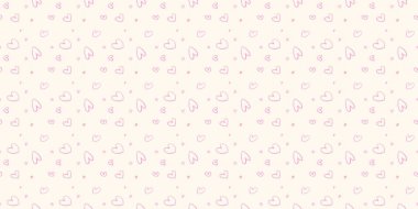 Kalp Düzeni Tasarımı. Pembe Desen Arkaplan Tasarımı. Sevgi ve Hediye Tasarımı