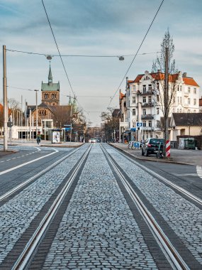 Kassel, Almanya, 17 Ocak 2026, Friedrich-Ebert-Strae, belediye binası civarında.