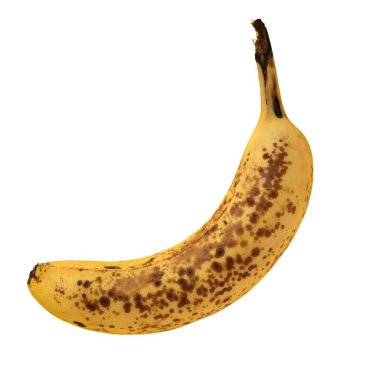 Muz, organik meyve, sağlıklı izole edilmiş.