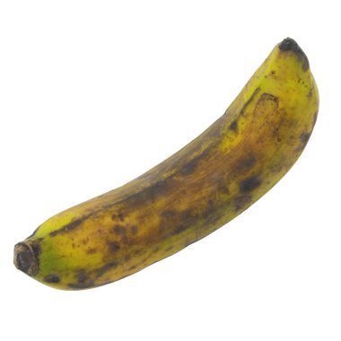 Muz, organik meyve, sağlıklı izole edilmiş.