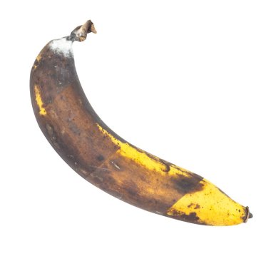Muz, organik meyve, sağlıklı izole edilmiş.