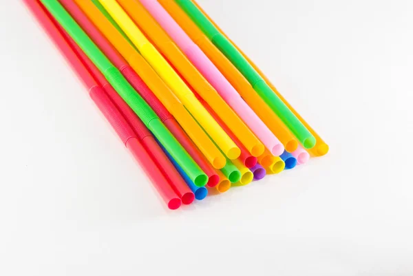 Kokteyller için renkli tübüllerin