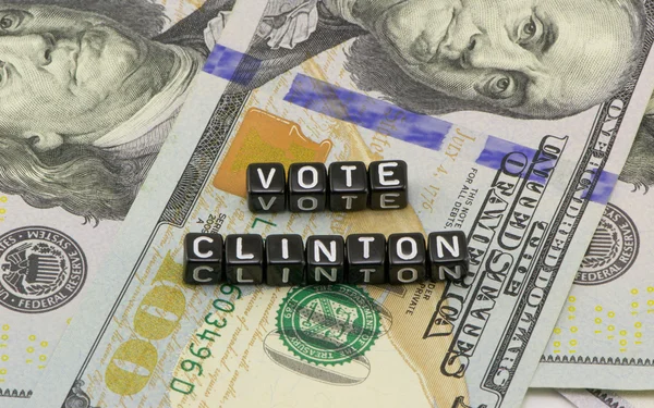Clinton oy dolar arka planı için