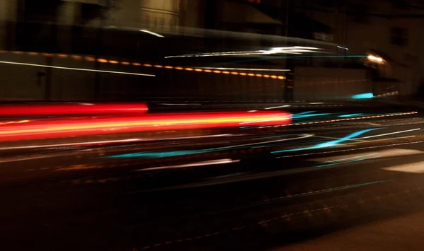 gece saat araba trafik. Los angeles, Kaliforniya ABD 7/12/2016