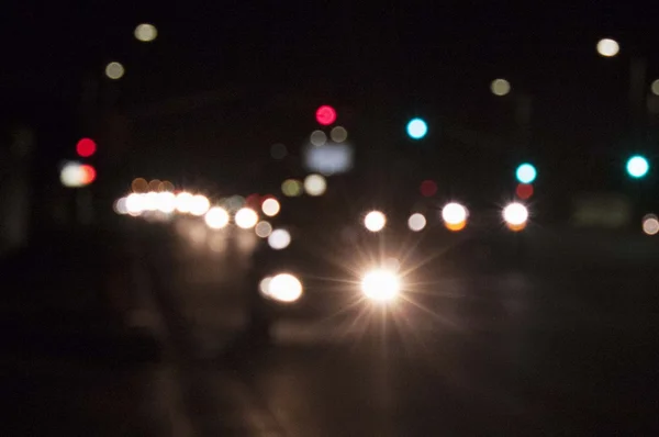 gece saat araba trafik