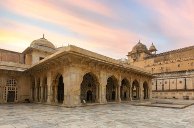 Amer Fort palace building at sunrise at Jaipur Rajasthan