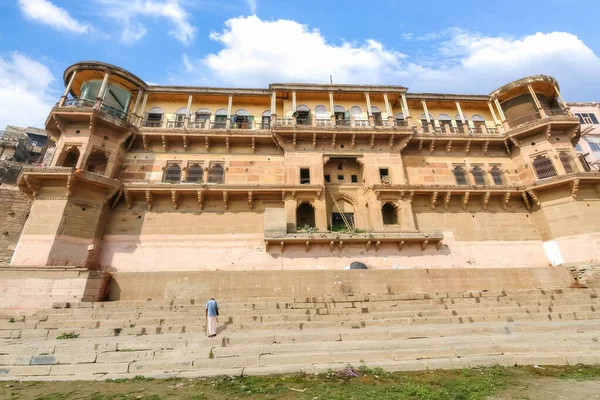 Starověké Dědictví Budovy Varanasi — Stock fotografie