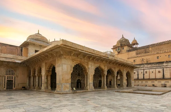 Amer Fort Palace Building Sunrise Jaipur Rajasthan — Stock fotografie