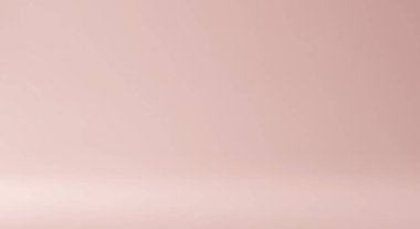Yumuşak bir pembe stüdyo arka planı, ince bir eğim ve tanımlanmış bir zemin ile, temiz ve nazik bir boşluk sunar..