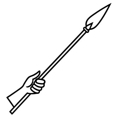 Bir Mızrak Tutma, Antik Savaş Sembolü