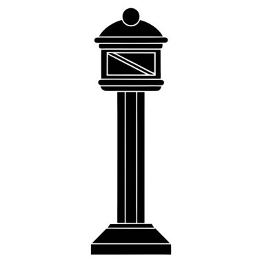 Dijital Grafikler ve Yaratıcı Uygulamalar için Modern Post Simge Vektörü İllüstrasyon Tasarımı