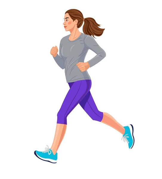 Beyaz arka planda tek başına çalışan genç bir kadın