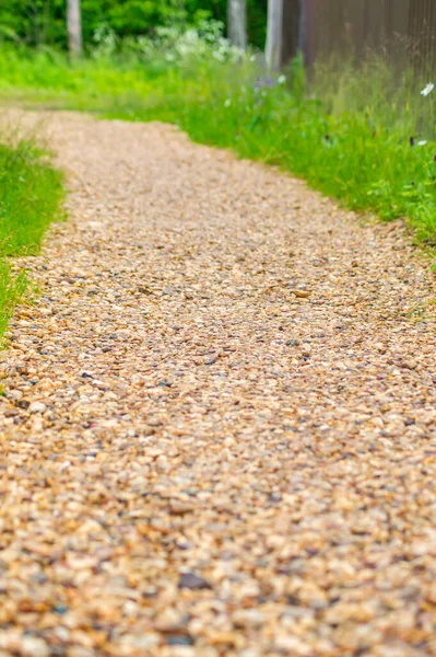 gravel path in countryside