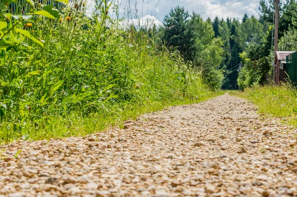 gravel path in countryside