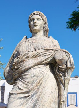 Bodrum, Türkiye 'de Prenses Artemisia' nın Heykeli