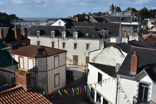 the village of Pornic and the port, France 