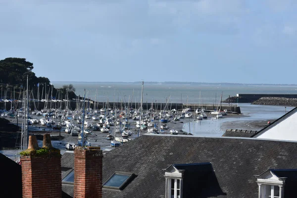 the city of Pornic and the atlantique sea in france