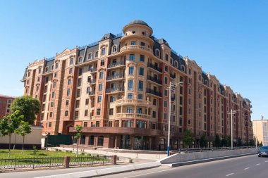 Modern apartman tasarımı. Panoramik görünüm