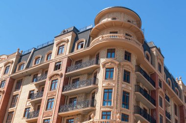 Modern apartman tasarımı. Panoramik görünüm