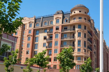 Modern apartman tasarımı. Panoramik görünüm