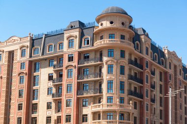 Modern apartman tasarımı. Panoramik görünüm