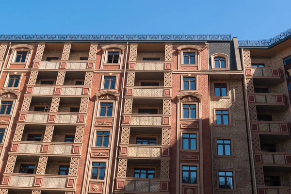 Modern Apartment Complex Design Building Construction — Stock Photo, Image