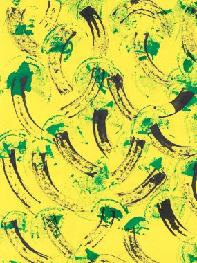 Yumuşak renk geçişleriyle soyut sarı suluboya deseni.