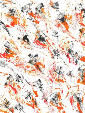 Akan şekilli soyut suluboya yüzeyi.