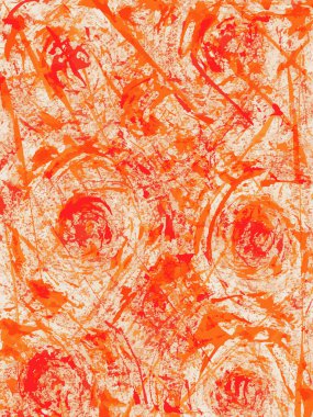 Renkli katmanlı soyut grunge çizimi.