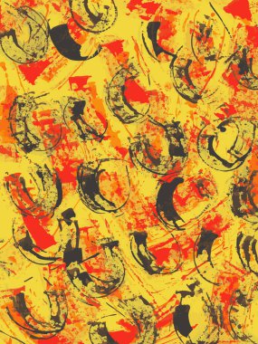 Organik formlu yaratıcı suluboya dokusu.