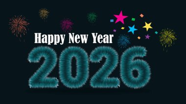 2026 Yeni Yıl Dilekleri Kartı