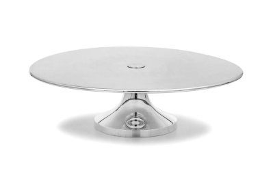 Beyaz arkaplanda metal tablo faydacı parçası