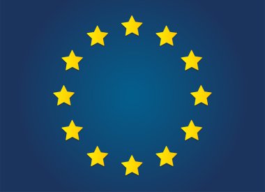 AB Avrupa Birliği bayrağı 