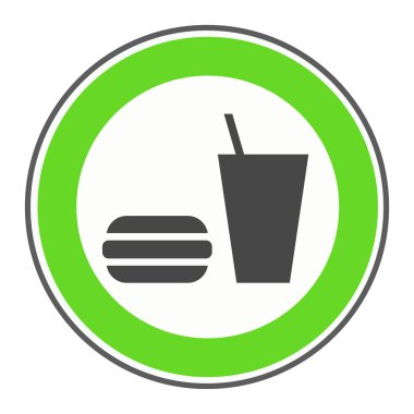 içme ve yemek yeşil işareti izin