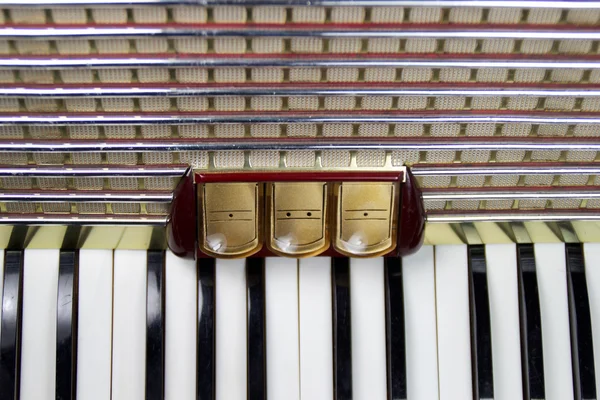 Music instrument accordion — Stock Photo, Image