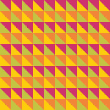 Parlak renkli seamless modeli. Üçgenler